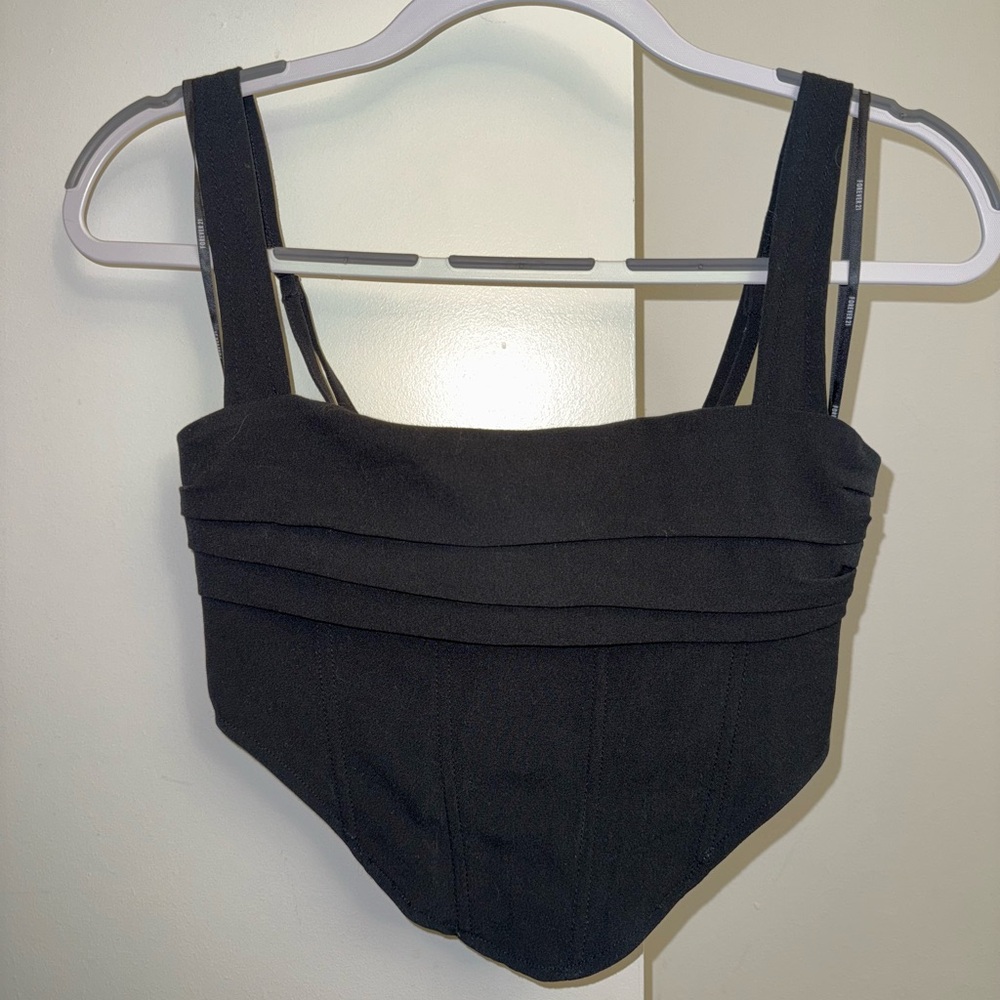Forever 21 Black Corset Top